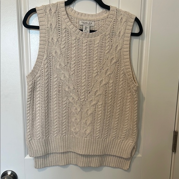 Rachel Zoe Sweaters - Rachel Zoe Cream Knit Sweater Vest